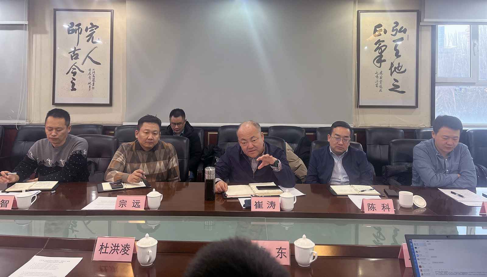 克拉瑪依市白堿灘區（高新區）領(lǐng)導蒞臨公司考察調研(圖1)